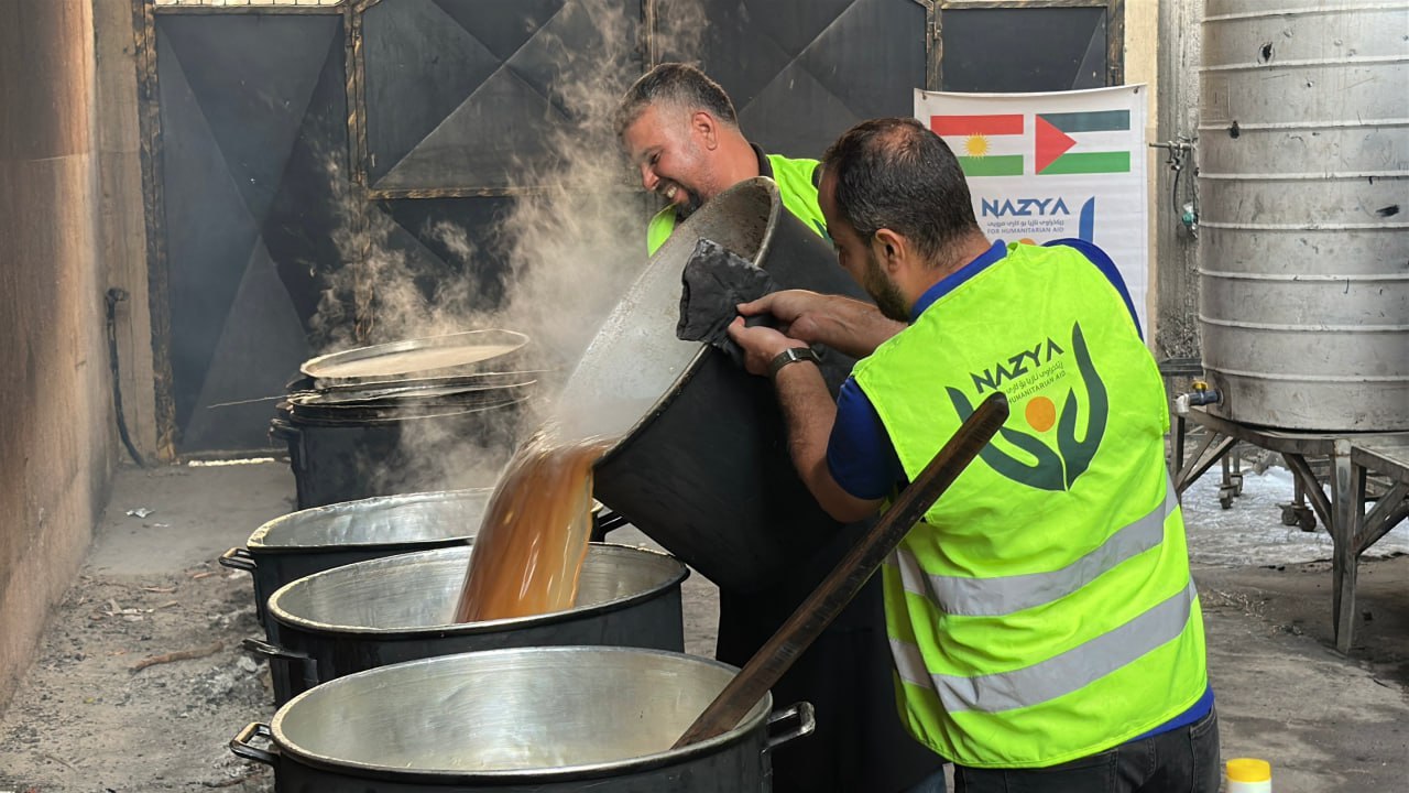 Emergency Food Aid Distribution in Gaza | Nazya Humanitarian Aid, Gaza, Palestine
