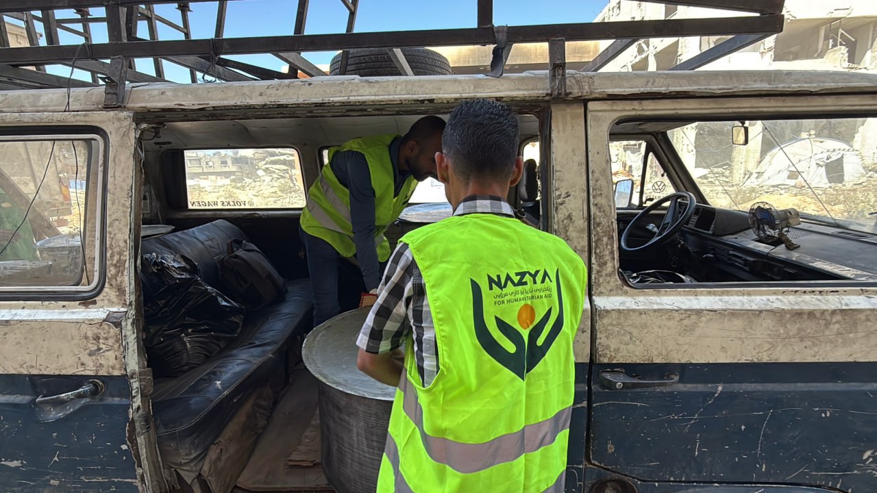 Emergency Food Aid Distribution in Gaza | Nazya Humanitarian Aid, Gaza, Palestine