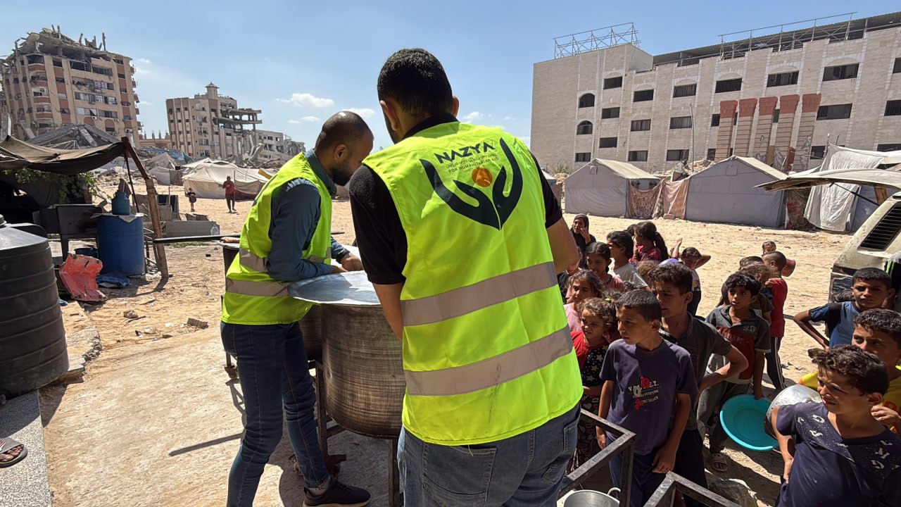 Emergency Food Aid Distribution in Gaza | Nazya Humanitarian Aid, Gaza, Palestine