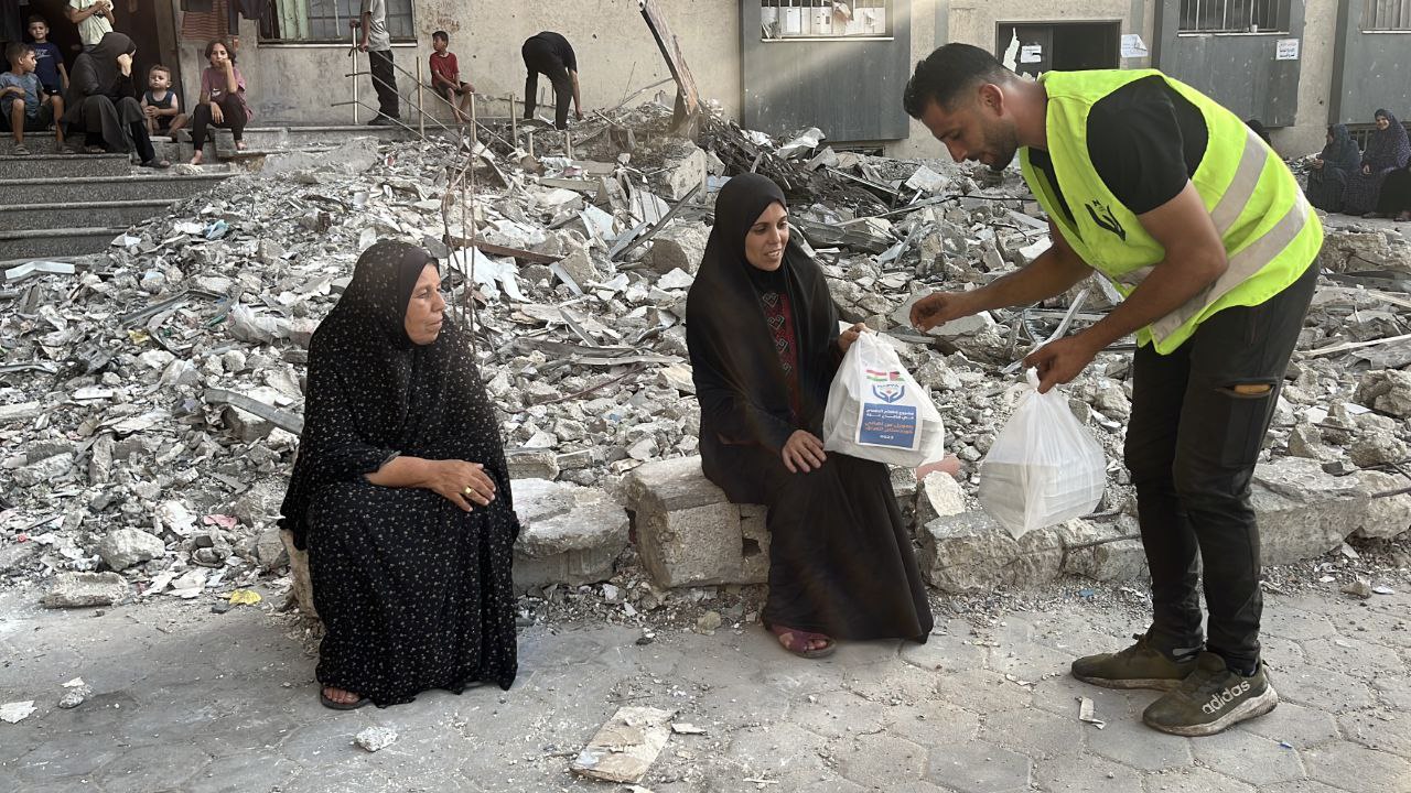 Emergency Food Aid Distribution in Gaza | Nazya Humanitarian Aid, Gaza, Palestine