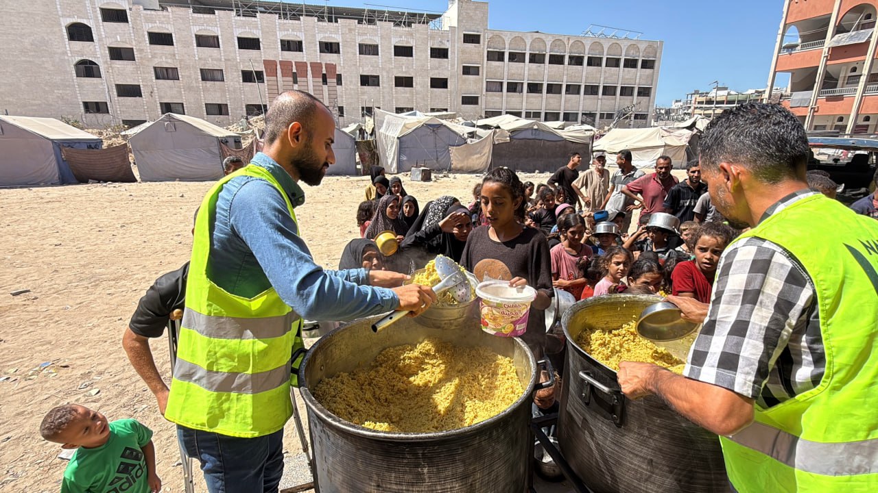 Emergency Food Aid Distribution in Gaza | Nazya Humanitarian Aid, Gaza, Palestine