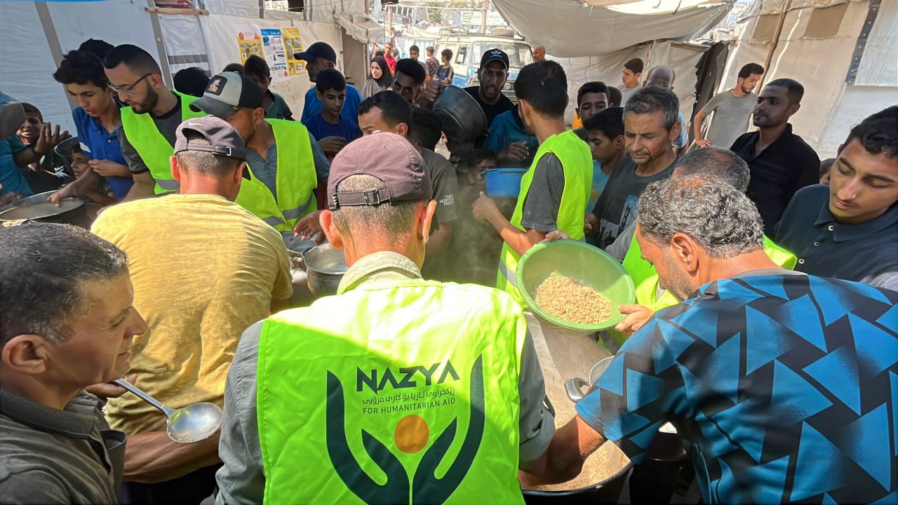 Emergency Food Aid Distribution in Gaza | Nazya Humanitarian Aid, Gaza, Palestine