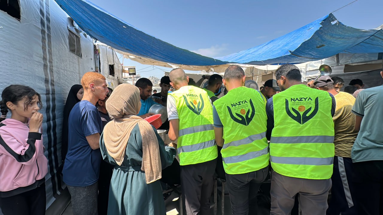 Emergency Food Aid Distribution in Gaza | Nazya Humanitarian Aid, Gaza, Palestine
