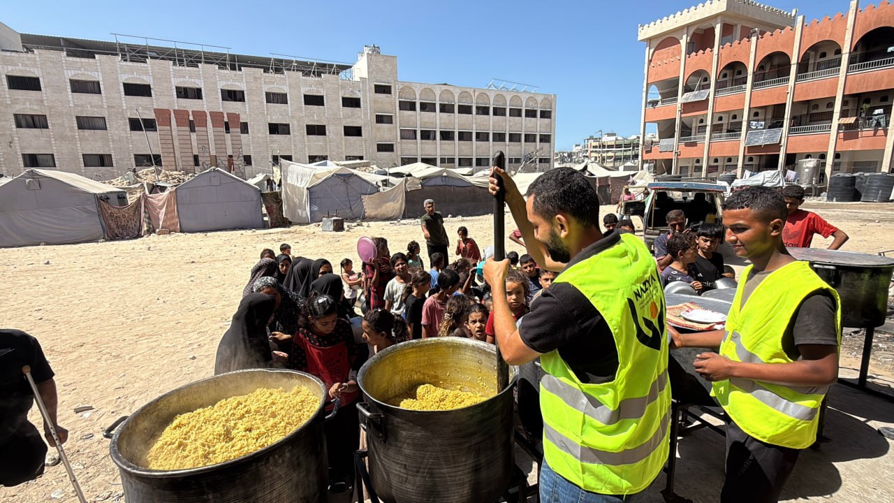 Emergency Food Aid Distribution in Gaza | Nazya Humanitarian Aid, Gaza, Palestine