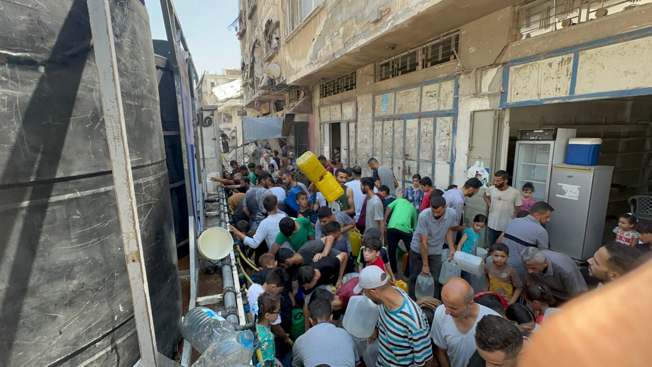 Clean Drinking Water Relief in Gaza | Nazya Humanitarian Aid, Gaza, Palestine