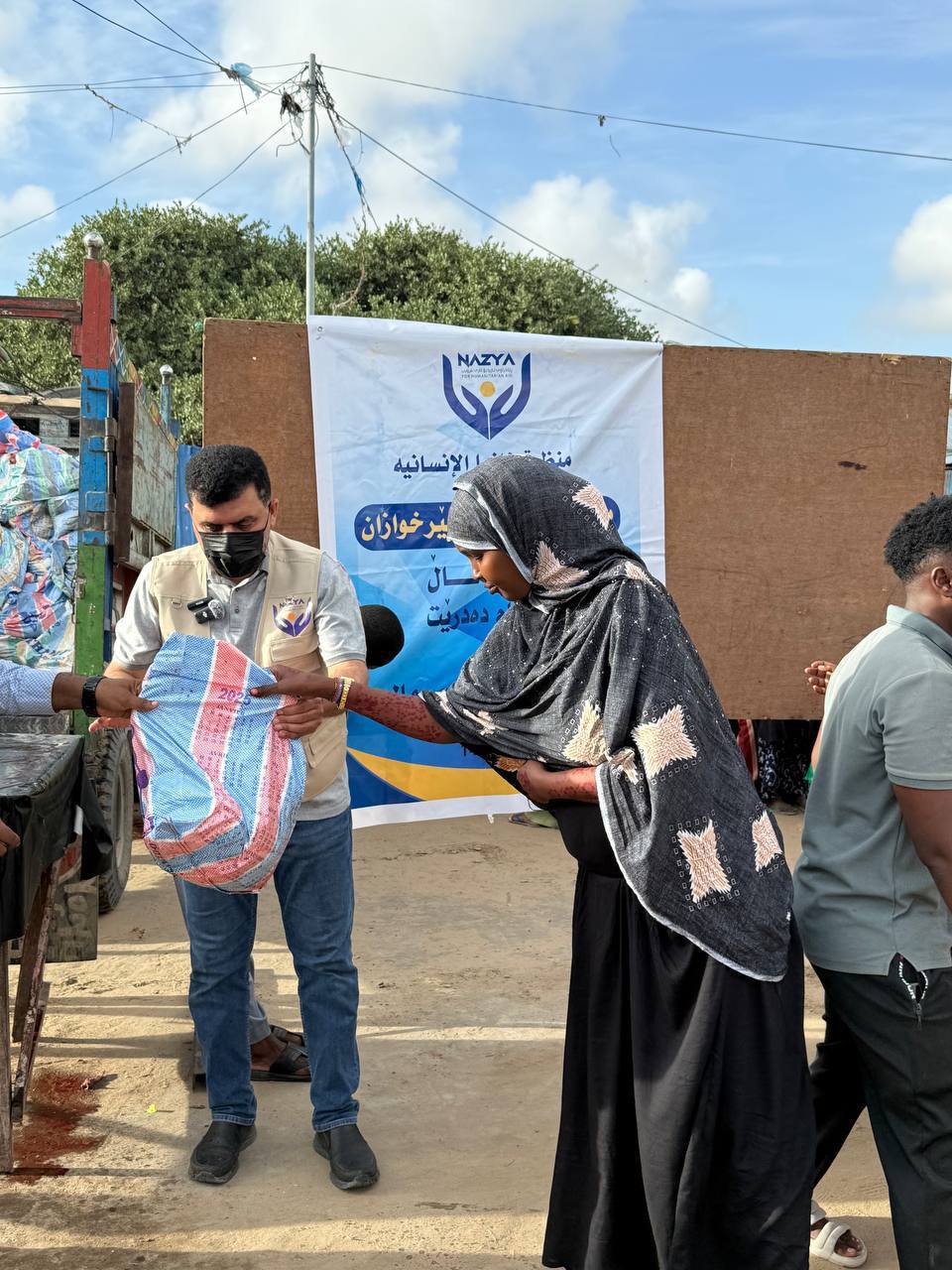Nazya Humanitarian Aid providing food, water and essential relief to families affected by drought and poverty in Somalia